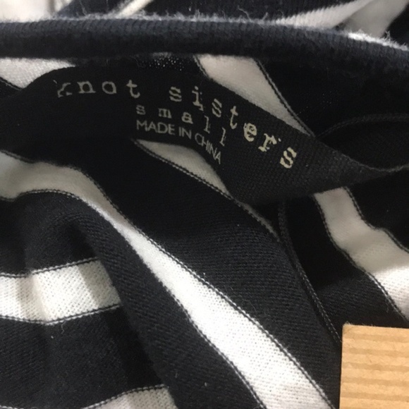 Knot Sisters Costa Stripe T-shirt Dress - Picture 7 of 8